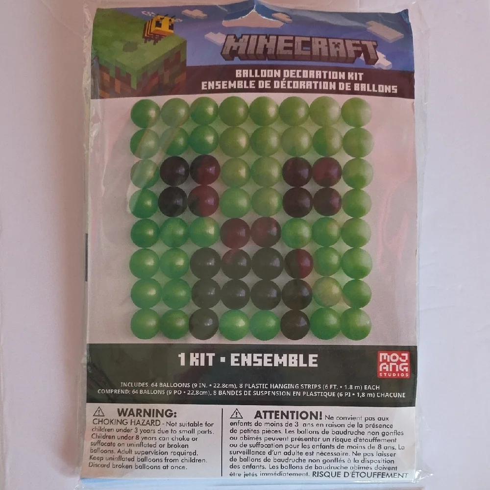 Minecraft Party Supplies Set